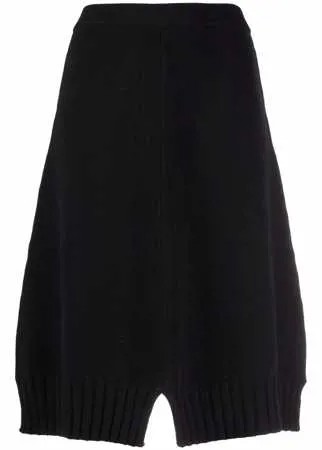 Pierantoniogaspari шерстяная юбка с боковым разрезом