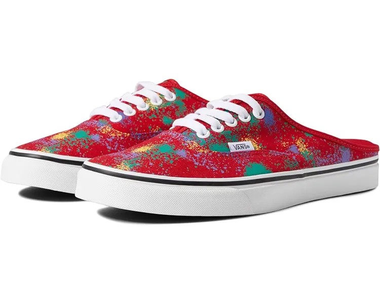 Кроссовки Vans Authentic Mule, цвет Racing Red/True White