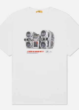 Мужская футболка Dime Trackmaster 9000, цвет белый, размер XXL