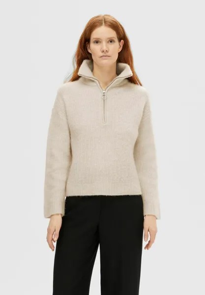 Вязаный свитер Selected Femme, цвет birch
