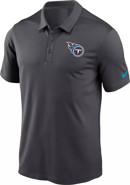 Мужская футболка-поло Nike Tennessee Titans Franchise антрацитового цвета