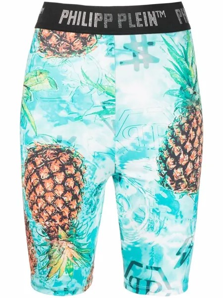 Philipp Plein облегающие шорты Pineapple Stones
