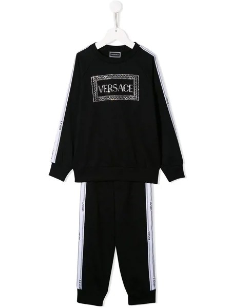 Versace Kids декорированный спортивный костюм с логотипом