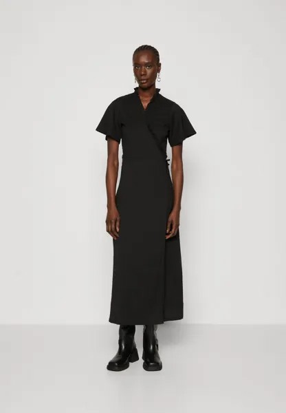 Платье макси VMHAYA WRAP DRESS Vero Moda, цвет black