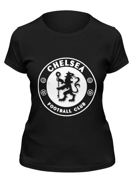 Футболка женская Printio Chelsea (челси) черная XL