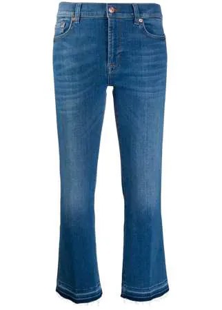 7 For All Mankind укороченные джинсы средней посадки