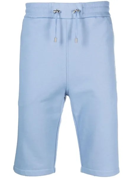 Balmain спортивные шорты с логотипом, синий