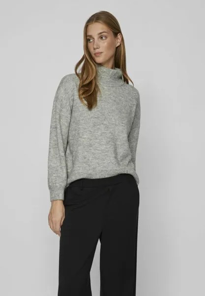 Свитшот VILA ВЫСОКАЯ ГОРОВКА, цвет light grey melange
