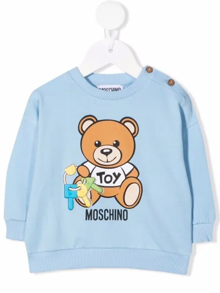 Moschino Kids толстовка Teddy Bear с логотипом