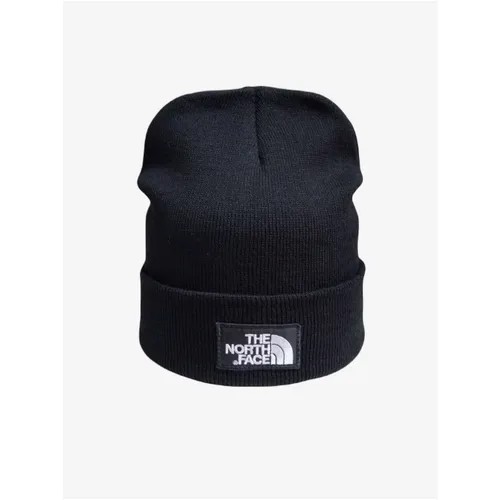 Шапка бини The North Face, демисезон/зима, хлопок, размер 50/58, синий