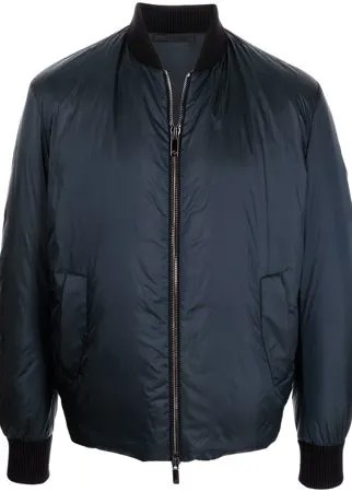 Giorgio Armani бомбер с нашивкой-логотипом