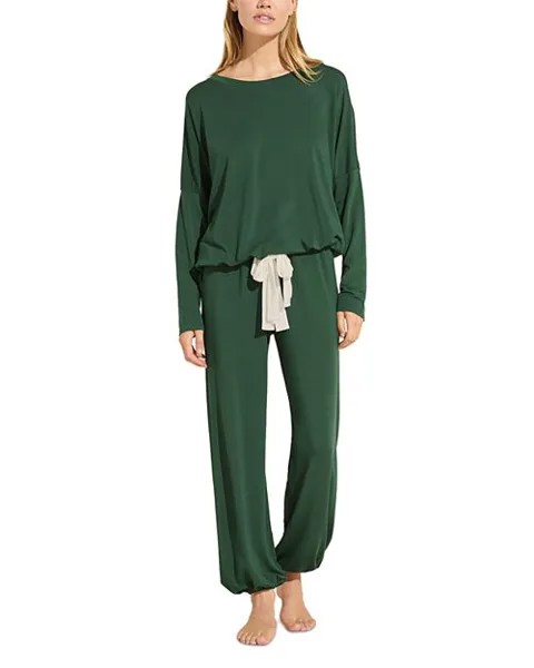 Пижамный комплект Gisele с напуском Eberjey, цвет Green