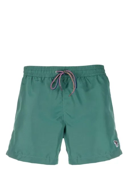 Paul Smith плавки-шорты с кулиской, зеленый