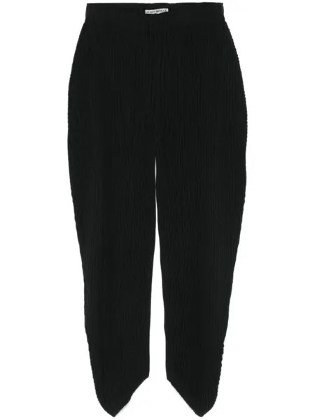 Issey Miyake брюки Leaf Pleats, черный