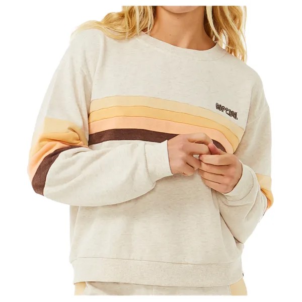 Пуловер Rip Curl Women's Surf Revival Pannelled Crew, цвет Oatmeal Marle