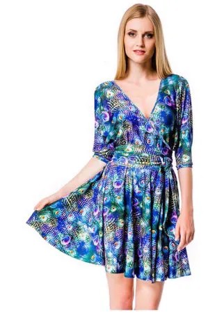 Платье MONDIGO, размер 42, синий