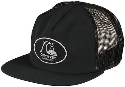 Кепка Quiksilver Originals Trucker — черная — новинка