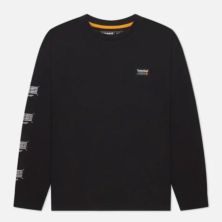 Мужской лонгслив Timberland YC Graphic Relaxed, цвет чёрный, размер M