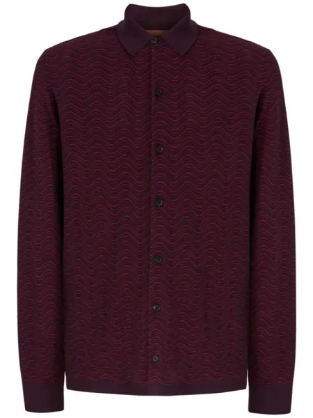 Missoni рубашка с узором, красный