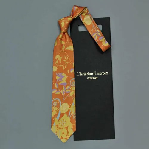 Галстук Christian Lacroix, оранжевый