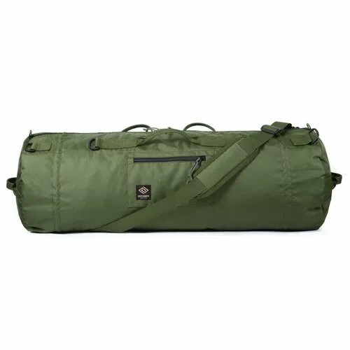 Сумка-баул сумка-рюкзак RHOMBYS, 65 л, 80х30х30 см, зеленый