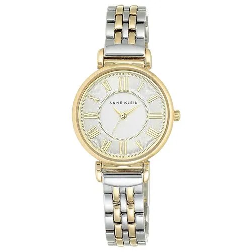 Наручные часы ANNE KLEIN Daily 2159SVTT, серебряный, серый