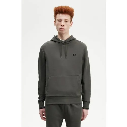 Худи FRED PERRY, размер S, зеленый, серый