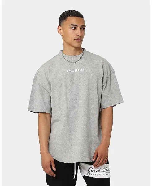 Мужская футболка большого размера Grid Iron CARRE, серый