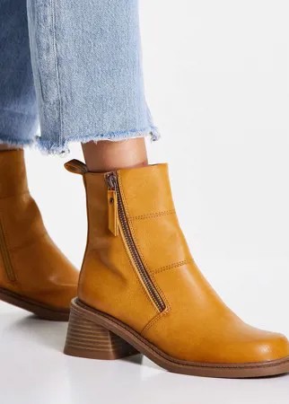 Бежевые ботинки ASOS DESIGN Avery-Светло-бежевый цвет