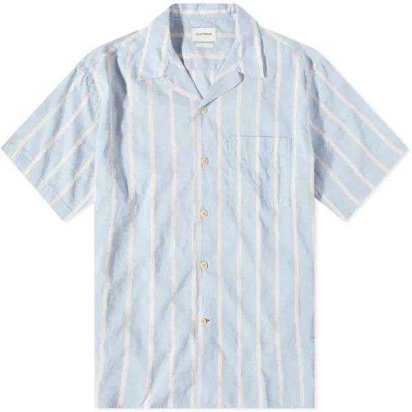 Рубашка Oliver Spencer Havana Short Sleeve, синий