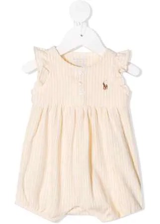 Ralph Lauren Kids короткий комбинезон Polo Pony в полоску