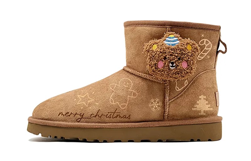 CLASSIC MINI Зимние ботинки женские каштановые Ugg