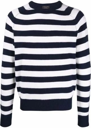 Rag & Bone кашемировый джемпер в полоску
