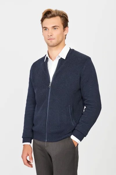 Кардиган мужской baon B641503 синий XL
