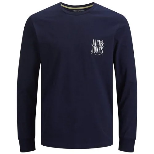 Jack & Jones, пуловер мужской, Цвет: темно-синий, размер: S