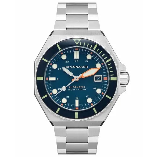 Наручные часы SPINNAKER SP-5081-GG, серебряный, синий