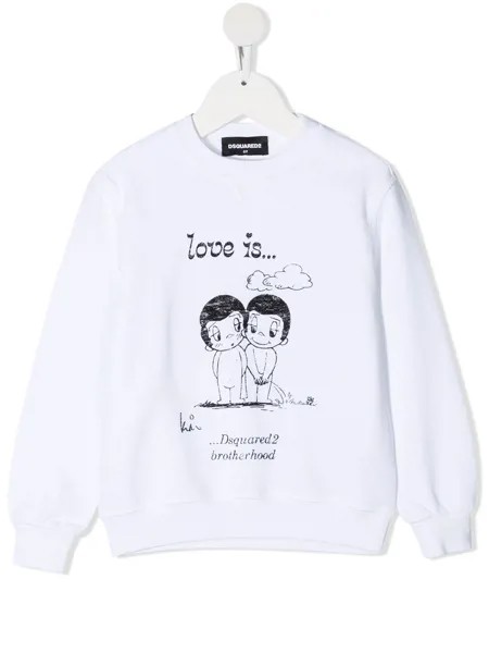 Dsquared2 Kids толстовка с принтом