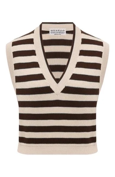 Хлопковый жилет Brunello Cucinelli