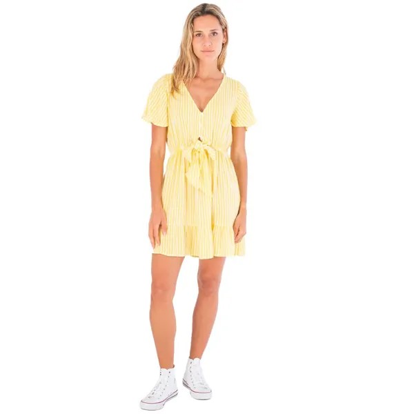 Короткое платье Hurley Flirty, желтый
