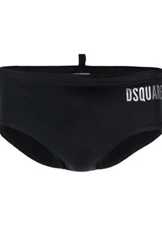 Dsquared2 плавки с логотипом металлик