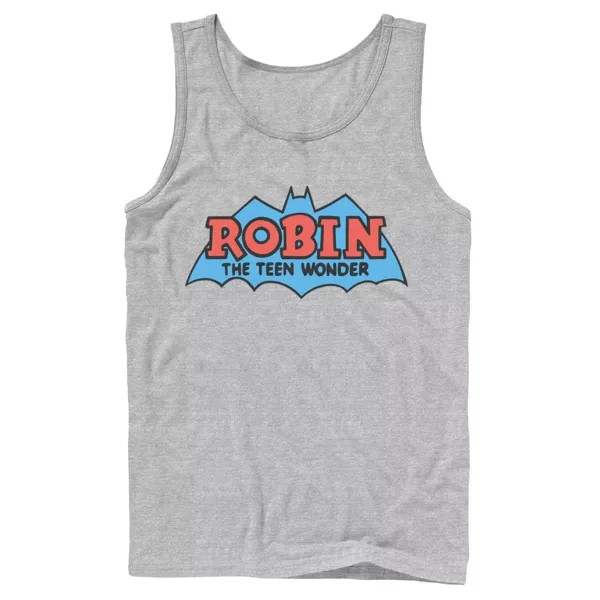 Мужская классическая майка с логотипом DC Comics Robin The Teen Wonder