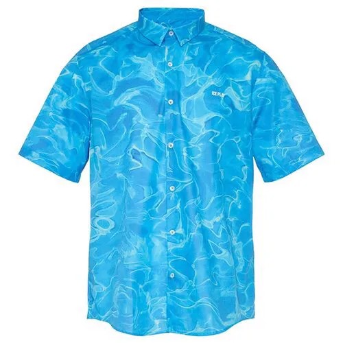 Рубашка Ice Play U1MG062 голубой+принт xl