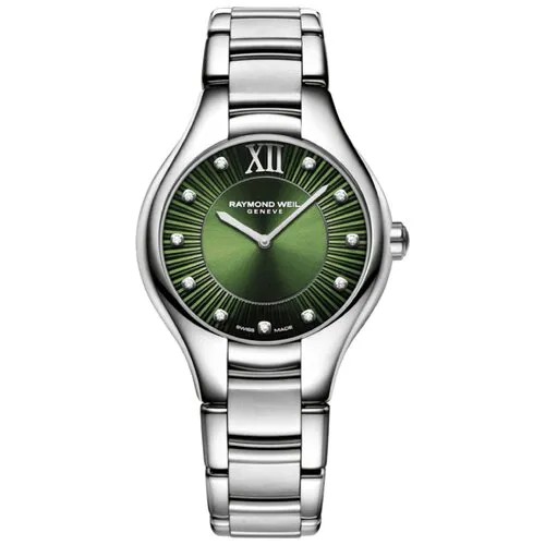Наручные часы RAYMOND WEIL Наручные часы Raymond Weil 5132-ST-52181, зеленый, серебряный