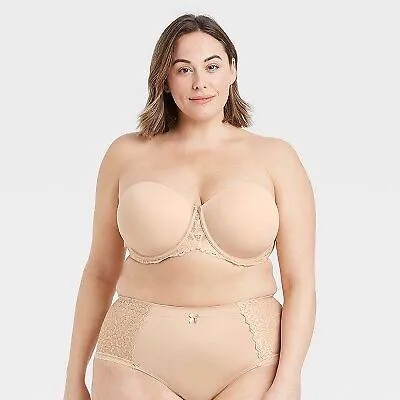 Женский бюстгальтер без бретелек — Auden Soft Beige 40DD