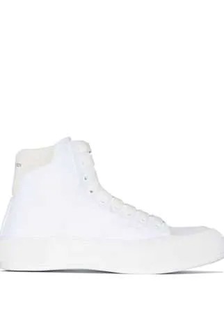 Alexander McQueen высокие кеды Deck Plimsoll
