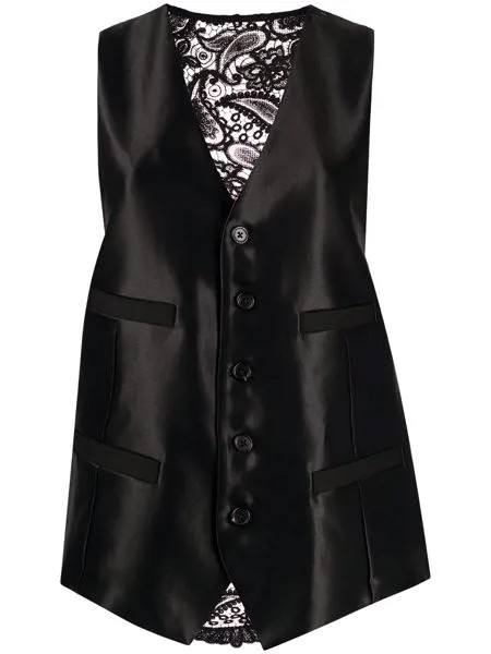 Ann Demeulemeester жилет с узором пейсли