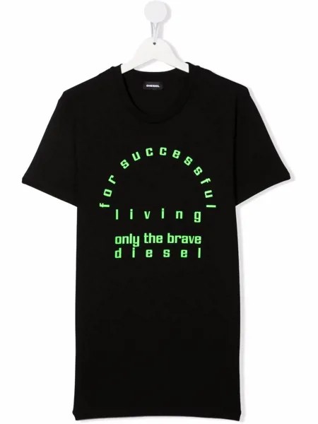 Diesel Kids футболка с графичным принтом