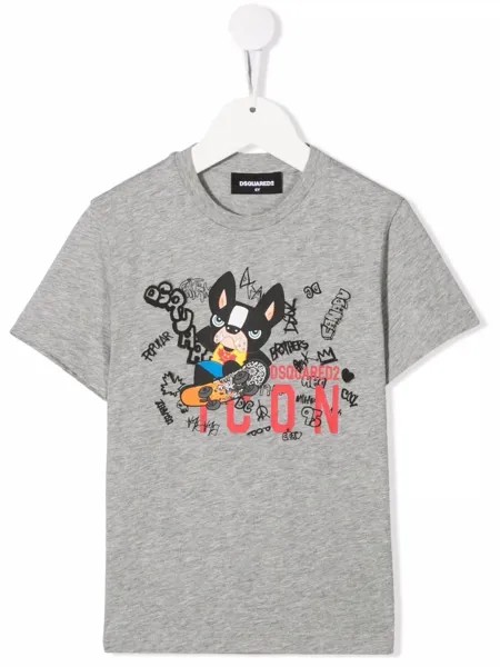 Dsquared2 Kids футболка с принтом Icon