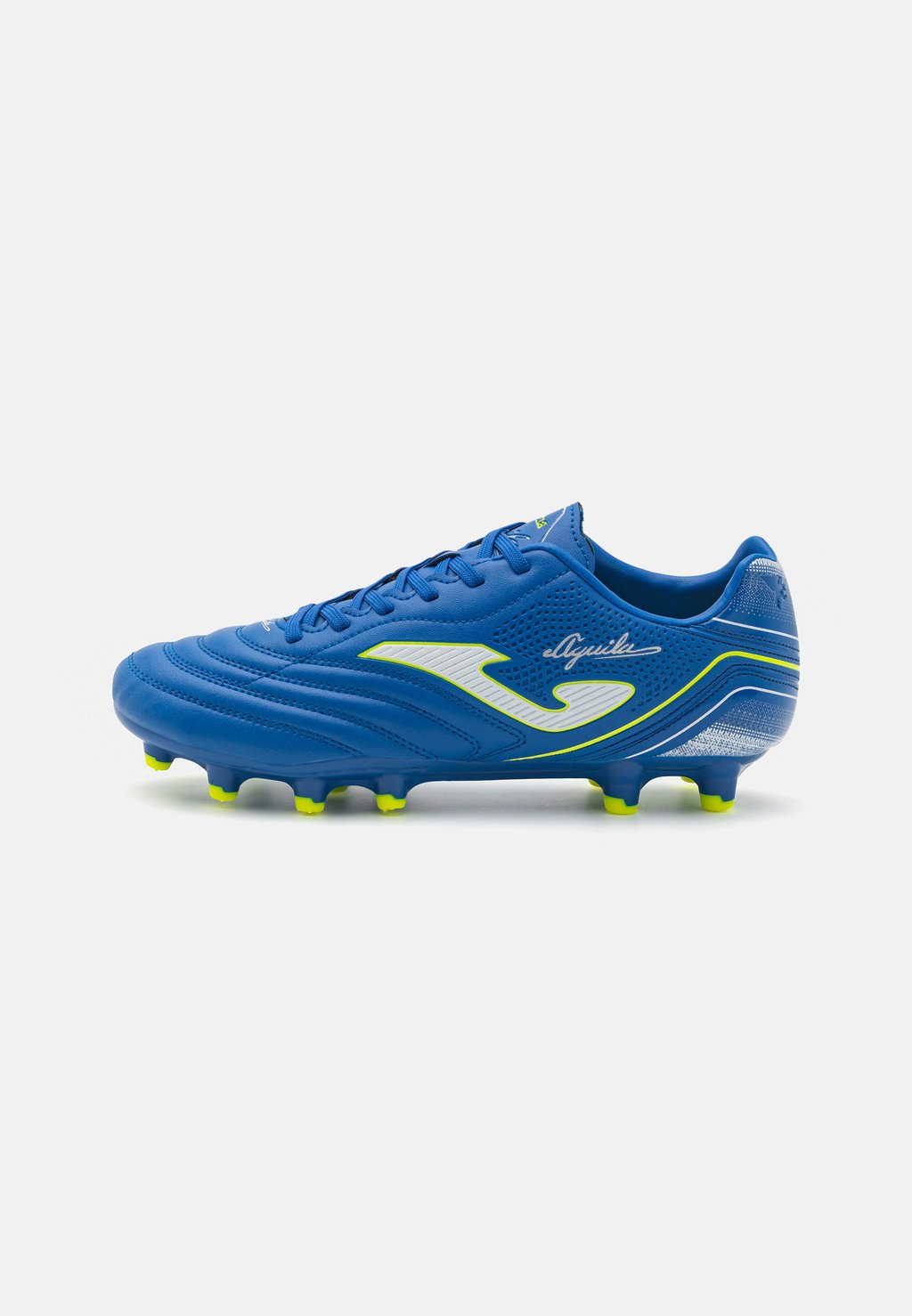 Кроссовки для футзала с шипами Aguila Joma, цвет blue/neon yellow