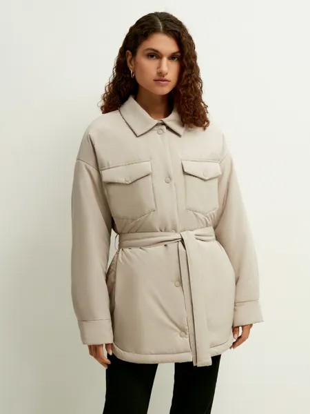 Куртка женская ZARINA 2368406106-62 бежевая XL